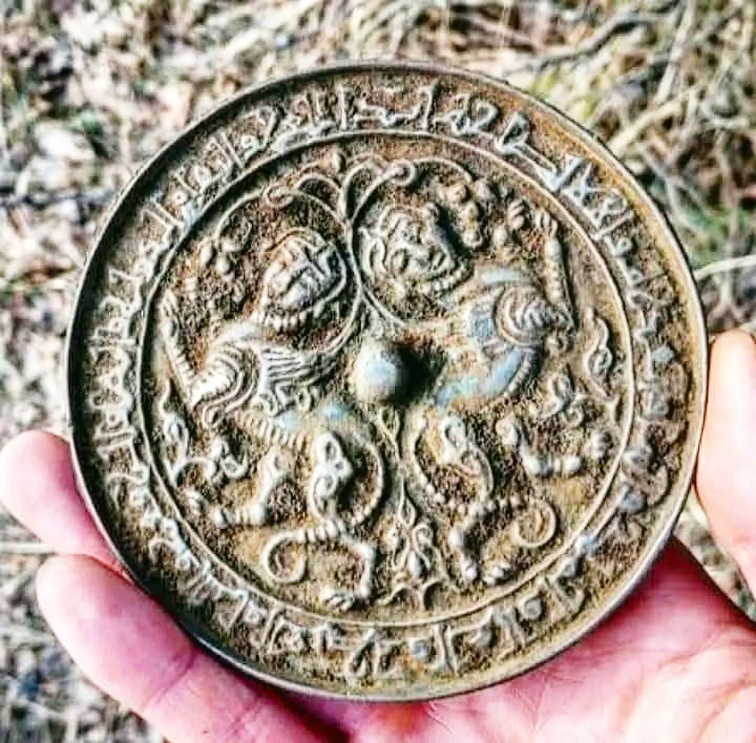 Mirror, Golden Horde 14th century! 🍀✊💪 #metaldetecting #mydigworld #coin #dirtfishing #hobbydetecting